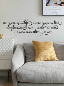 Inspirational English Slogan Butterfly Wall Sticker, Self-Adhesive Removable Waterproof PVC Material, Bedroom, Study, Office Atmosphere Decor Wall Decal - Wall Stickers - View 10