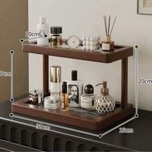 Desktop Storage Rack, Thickened Cup/Coffee Mug Holder, Office Figurine Display Shelf - Coffee Brown - View 8