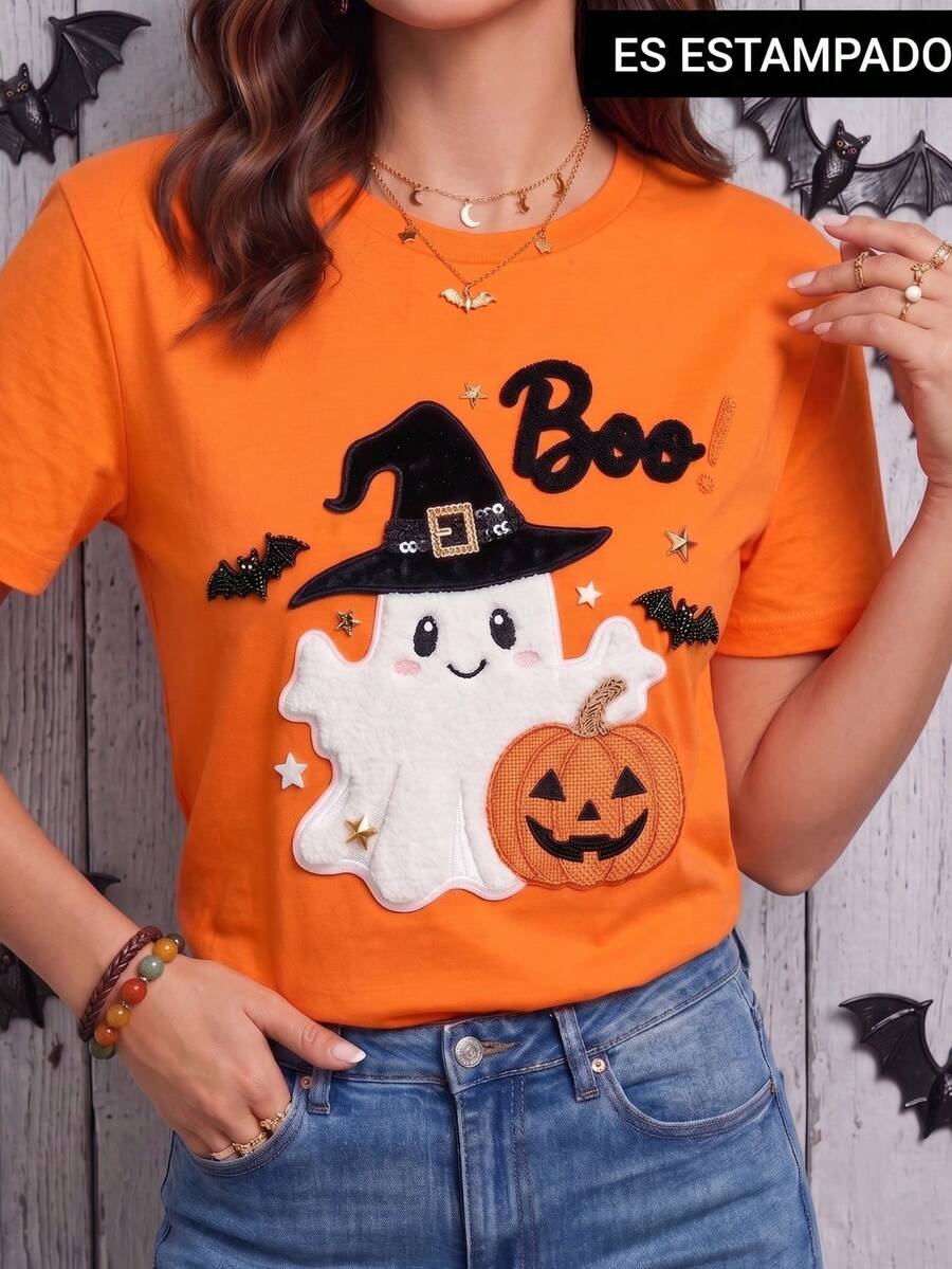 Women T-Shirts - Orange - View 1