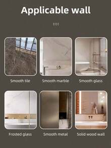 2 Pieces/3 Pieces4-Piece No-Drill Stainless Steel Bathroom Storage Rack/Accessory Set, Corner Shower Rack, Wall-Mounted Adhesive Shower Rack, Shower Gel Holder, Shampoo Holder, Soap Holder [Razor Holder And Air Freshener Also Available]. - Black - View 7