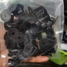 50/100pcs 8mm Hole Diameter Car Fender Expansion Clips, Black Nylon Fastener Clips For Bumper Inner Liner Guard Repair Replacement - Automotive Screw Fasteners - View 5