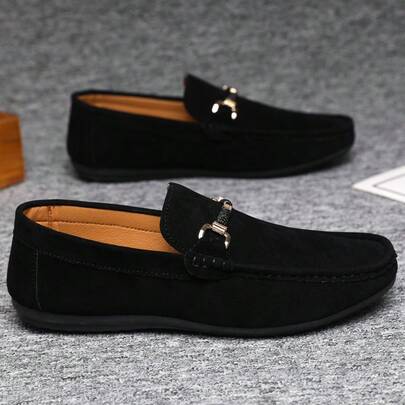 2026 Men's New Loafers Soft Casual Sports Shoes Outdoor Comfortable Men's Shoes Luxury Men's Slip-On Penny Shoes Solid Color Men's Shoes Soft Comfortable Breathable Non-Slip Wear-Resistant Shoes Fashion Suit Versatile Student Graduation Ceremony College Style Business Formal Shoes Men's Office Party Banquet Wedding Groom Shoes Plus Size Men's Shoes