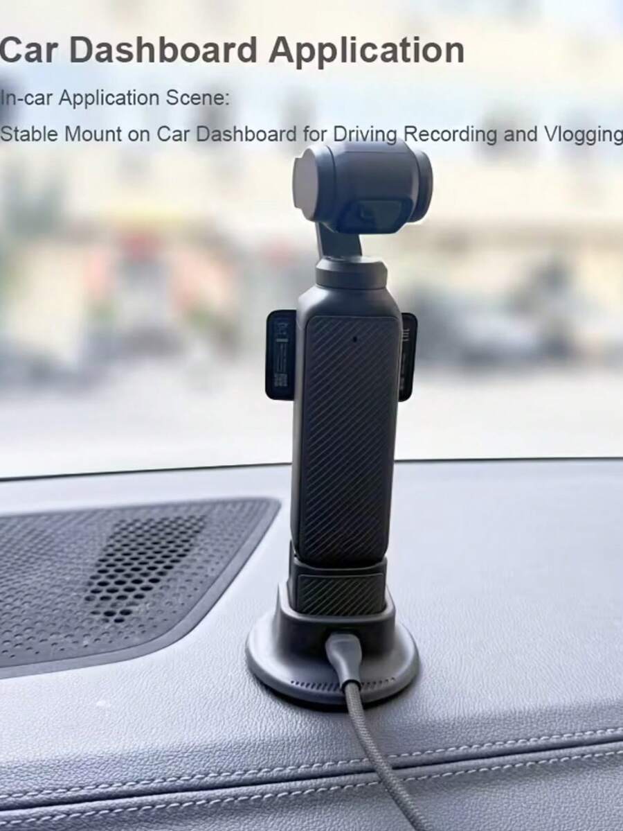 D JI Osmo Pocket 4/3 Silicone Anti-Slip Desktop Stand Base, Scratch-Resistant Charging Dock Holder, Portable Camera Accessory - View 1