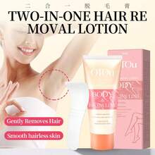 OTOU 2‑In‑1 Hair Removal Cream With Scraper, Gentle Moisturizing Soothing Depilatory Cream For Body & Bikini Line, Smooth Hair‑Free Skin - 2-in-1 Hair Removal Cream 1pc (with Scraper) - View 1