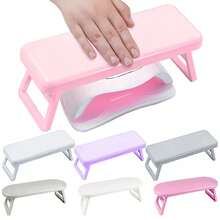 New Comfortable Slanted Soft Cushion Armrest Professional PU Leather U-Shaped Manicure Hand Pillow Exclusive For Nail Salon - White - View 9