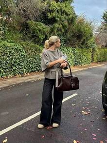 Women's New Autumn Knitted Sweater Elegant Casual Commute Travel - Grey - View 7