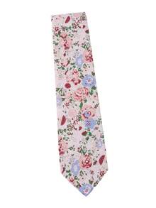 ZONFAZ 1pc Men Fashion Ditsy Floral Printed Tie, 2.4-2.6 Inch Width, Soft Skin-Friendly Material, Suitable For Weddings, Parties, Dates And Other Occasions Men Necktie - Multicolor - View 20