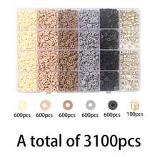 Earth Tone Clay Beads, DIY Necklace Bracelet Phone Chain Accessories, Jewelry Design Gift - Multicolor - View 13