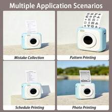 5/10 Rolls 57*25mm Thermal Paper Rolls, BPA‑Free Mini Pocket Printer Refill Paper, Clear Printing For Mistake Notes Memo Photo, Compatible With Paperang Mini Thermal Printer, Back To School School Supplies - 57 X 25 mm - View 7