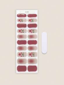 Nail Stickers Color Gradient DIY Self Adhesive DIY Art Decals Strips Manicure Decorations Suitable For Home, Workplace, Outdoor Travel, Gift Giving, Salon - Multicolor - View 2