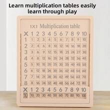 Papan Belajar Pencerahan Matematika Anak-Anak, Tabel Perkalian, Mainan Edukasi, Pelatihan Pengenalan Angka, Alat Bantu Mengajar, Interaksi Orang Tua-Anak, Pelatihan Berpikir Menyenangkan, Permainan Papan Edukasi - Aprikot - View 5