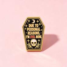 Funny Quote Lapel Pin Enamel Pins And Brooches Badge Pins For Backpacks Bags Backpack Cool Decoration Friend For Gifts - Multicolor - View 3