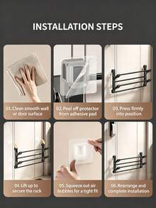 1pc Multi-Layer, No-Drill Shoe Rack Behind Doors; Wall-Mounted Shoe Storage Rack; Foldable Shoe Cabinet With Adjustable Slope; Space-Saving; Suitable For Bedrooms, Dormitories, Hallways, And Apartments. - Multicolor - View 10