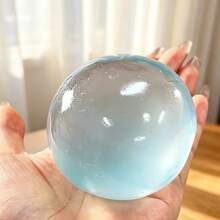 Malleable Slow Rebound Blue Coconut Oil Squeeze Ball, 6cm Round Malt Material Stress Relief Squeeze Toy, Holiday Gift, Fun Cute Gift, Birthday Gift, Easter Gift, Halloween Gift, Christmas Gift, Party Favor - Style - View 6