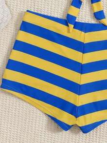 Women's Bikini Halter Tie 2-Piece Swimsuit Set, Fresh & Sexy Beach Vacation Style, 2026 Spring/Summer - Multicolor - View 8