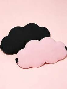 Cloud Shaped 3D Sleep Mask, Zero Pressure Light-Blocking Sleep Mask, Soft And Breathable Eye Mask With Adjustable Strap, Suitable For Travel, Napping, Nighttime Sleep, Unisex - Multicolor - View 12