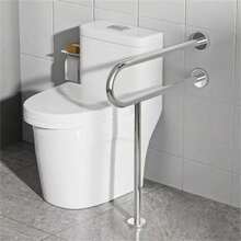 Bathroom Support Seating - Silver - View 1