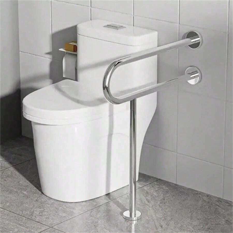 Bathroom Support Seating - Silver - View 1