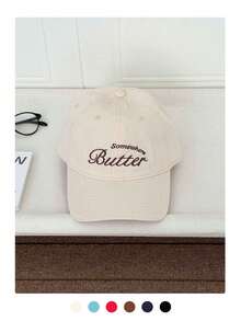 Soft Top Red Brand Plain Baseball Cap For Women, Makes Face Look Smaller, Couple Solid Color Hat, Spring/Summer Outdoor Deep Crown Large Head Circumference Wide Brim Sun Hat - Multicolor - View 7