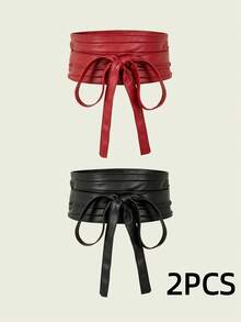 2pcs Black + Red