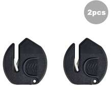1/2pcs Mini Portable Knife Sharpener, Handheld Pocket-Sized Kitchen Knife And Scissors Sharpening Tool - Multicolor - View 11