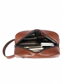 BEIQIANDAI PU Men's Clutch Bag, Multi-Compartment Large Capacity Wallet, Multi-Functional Men's Card Holder, Portable Men's Bag Can Be Used As Pencil Case - Clutch Bag - View 6