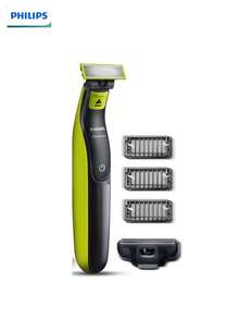 Philips OneBlade QP2724/10 Electric Shaver Trimmer Wet & Dry Use Dual-Sided Blade Glide Coating Rounded Tips 3 Click-On Stubble Combs IPX7 Waterproof - Multicolor - View 12