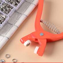 100/200/400pcs/Set-Five-Claw Snap Button Kit, Metal Snap Button Set For Sewing, With Manual Pressure Pliers Fasteners And Storage Box, Button Set For DIY Crafts, Clothing, Hats, Bags, No-Sew Snap Button Tool Set. Versatile Invisible Four-Way Snap Button Set. Art, Craft And Sewing Supplies, Clothing Sewing And Fabric Supplies, Convenient And Practical. Home & Living Products, Durable And Sturdy, - Multicolor - View 5