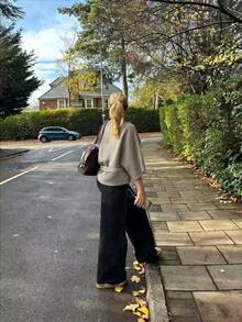 Women's New Autumn Knitted Sweater Elegant Casual Commute Travel - Grey - View 6