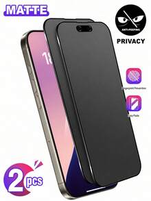 BOLLYMORE 2pcs Matte Anti-Peeping Ceramic Screen Protector, Non-Glass Material, Soft Ceramic Matte Anti-Peeping Privacy Protection Film, Compatible With Iphone 18/18 Pro/18 Pro Max/17/17 Pro/17 Pro Max/17 Air/17e/16/16 Pro/16 Pro Max - Anti-Peeping And Anti-Glare On Both Sides, Suitable For Cafes/Commuting And Other Occasions (Anti-Fingerprint + Easy Installation Kit), Essential For Daily Screen Protection. - 2PCS Ceramic - View 47
