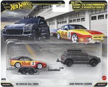 Hot Wheels 1:64 Premium Car Culture Team Sport  944 TURBO& CAYENNE / ROB'N PINKS& F-150 RAPTOR,Transport Fleet Combination Series - Multicolor - View 5