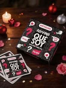 Who I Am? Couples Card Game – 50 Description-Based Clue Cards For Date Nights And Romantic Evenings – Fun 2-Player Activity Where Partners Describe, And Connect – Great Icebreaker For Couples - Multicolor - View 3