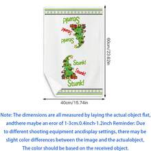 The Grinch 2pcs/Set Christmas Cartoon Kitchen Towels, New Year Print Table Cloth, Dish Towels, Hand Towels, Cleaning Rags, Christmas Party Gifts - Multicolor - View 5