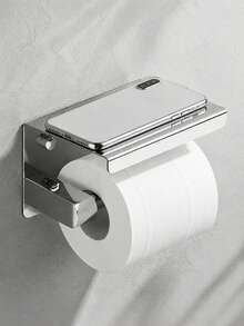 Tempat Tisu Toilet dengan Ruang Penyimpanan di Bagian Atas - Mudah Dipasang, Cocok untuk Kamar Mandi dan Meja Rias, Pemasangan Sederhana - Tersedia dalam Berbagai Pilihan Warna Seperti Matte, Mengkilap, Hitam, Putih, dan Abu-abu - c - View 8