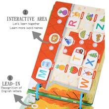 Quiet Book Baby Tear And Stick Book Infant Hand-Tear Sticker Book Early Education Sticker Book Toddler Enlightenment Educational Toy - Multicolor - View 5