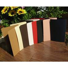 20/50pcs DIY Rounded Corner Foldable Greeting Cards - 19.7x14.8cm/7.75x5.8in Blank Doodle Cards. Available In Pearlescent, Kraft And Solid Color Cardstock. Suitable For Birthday, Wedding, Thank You Party And Daily Correspondence - Greeting Card - View 11