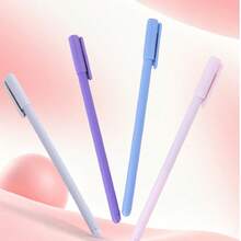 Morandi Gradient Neutral Pens Student Stationery Highly Attractive Black Brush Pens Practice Use Quick-Dry Office Signature Pen Set - A - View 4