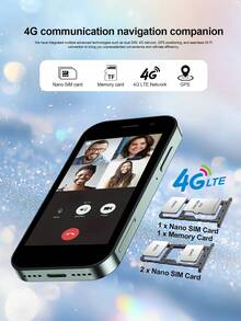 Điện thoại mini SERVO KING9000 4G LTE mạng di động, 2 SIM chờ, màn hình HD 3.0 inch, Android 10.0, RAM 2GB, ROM 16GB, pin 2000mAh, nhận diện khuôn mặt, camera 5.0MP - màu xanh lá - Xem 5