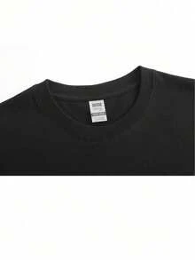 Women's 100% Cotton Funny Llama Print T-Shirt, Casual Urban Look For Daily Outings - Black - View 4