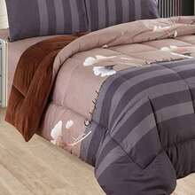 Casaisla Home Collection Comforter Sets - Chocolate Brown - View 9