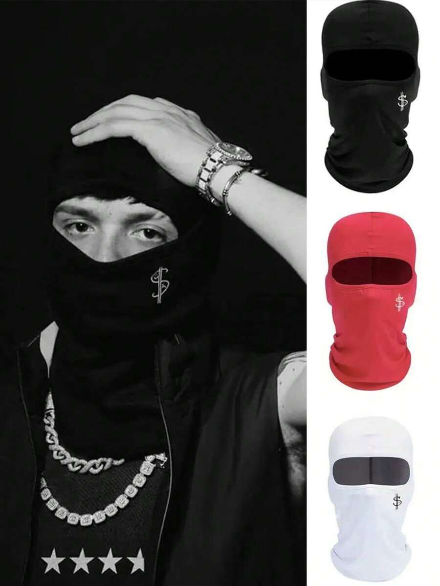 Balaclava Face Mask, UV Protection, Windproof Scarf, Printed Face Mask, Unisex, Cycling, Motorcycle, Skiing - Multicolor - View 1