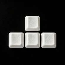 Cracked Ceramic Keycaps WASD Supplement Keys F-Row Supplement Keys Smooth Uniform Translucent Mechanical Keyboard Keycaps OEM Height - View 1