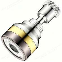Kitchen Faucet Extender, 360° Rotatable Spray Head, Anti-Splash And Enhanced Water Pressure, Water-Saving Rotating Aerator, Suitable For Kitchen Sink Faucet - A - View 2