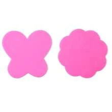 ART LALIC 2Pcs Butterfly Flower Shaped Silicone Nail Art Mixing Palette, Easy Clean Makeup Pigment Gel Polish Foundation Color Mixing Pad - Multicolor - View 6