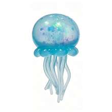 1pc Transparent Colorful Jellyfish Slow Rebound Stress Relief Toy: A Soft, Slow-Rising Stress Relief Toy Suitable For Teenagers And Adults, Perfect For Desk Play And Anxiety Relief. [Random Packaging] - Multicolor - View 10