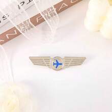 Unisex Airplane Pilot Badge - Multicolor - View 5