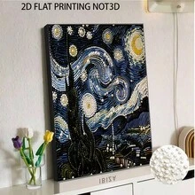 全新珍珠鑽石貼畫 Van Gogh 星夜主題無框 DIY 手作鑽石畫創意套裝，適合臥室裝飾、客廳牆面藝術、房間佈置、藝術品，朋友生日禮物、聖誕節、新年、情人節、節日禮物，充滿新穎與創意 - 珍珠畫 - 查看 7