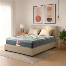Colchón King Size Atlas del Descanso Serenity - Azul y blanco - Ver 3