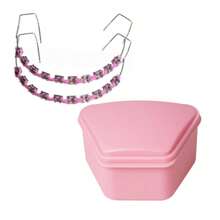 2pcs/Set Colorful Rhinestone Clip-On Tooth Jewelry, Dental Shiny Accessories, Crystal Tooth Decor, Sparkling Tooth Charms, Suitable For Party, Festival, Concert And Cosplay - Multicolor - View 6