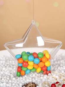 1pc Star-Shaped Storage Box, Gift Jewelry Box, Earring Storage Box, Jewelry Box, Large Capacity Storage Box, Removable Compartments, Key Lock, For Earrings, Rings, Necklaces, Beads Accessories, Storage And Display, Home Storage And Organization, Bathroom Accessories, Bedroom Accessories, Girlfriend's Gift - Multicolor - View 5